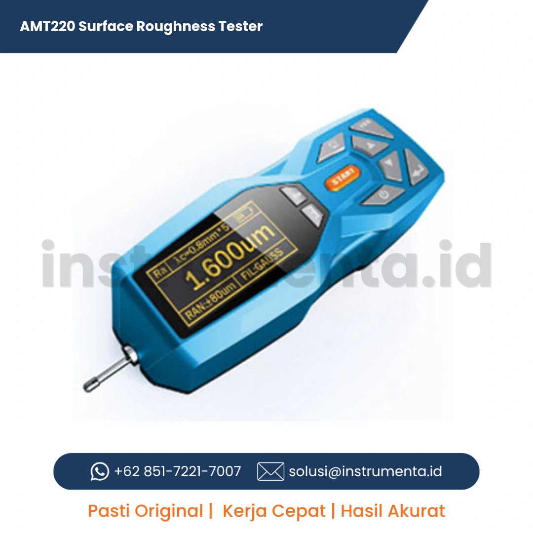 Solusi Pengujian AMT220 Surface Roughness Tester Alat Ukur Kekasaran Permukaan Logam Digital Presisi Tinggi